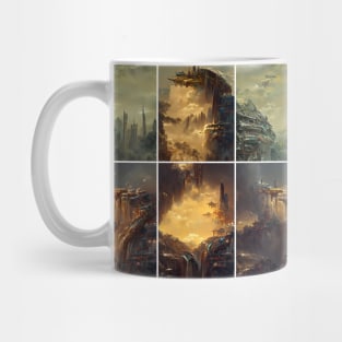 Lisa 'Desolate Civilisation' Transparent Mug